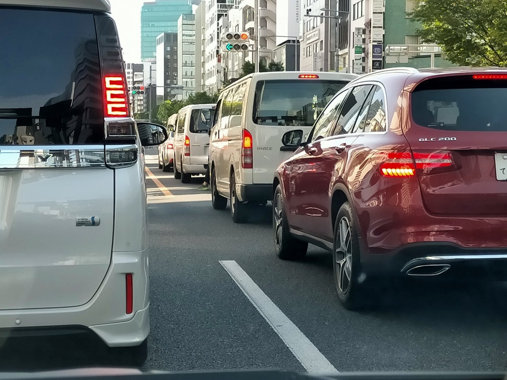 traffic jam、full、満車、渋滞