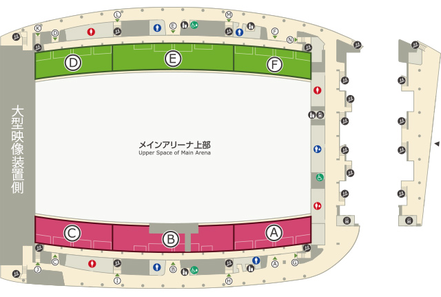 京王アリーナTOKYO座席表3階