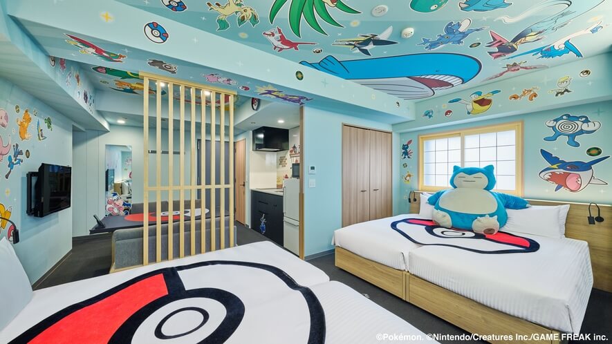 ポケモンの部屋で泊まれるホテル・ホテルmimaru