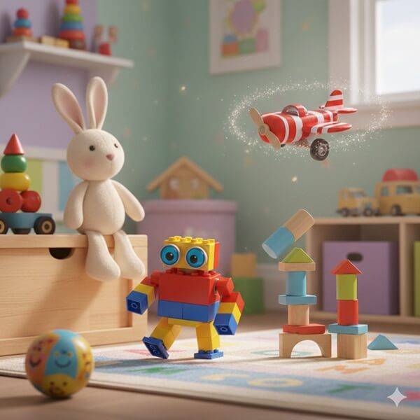 toystoryおもちゃと遊ぶ子供1