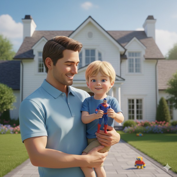 toystoryおもちゃと遊ぶ子供とパパ5