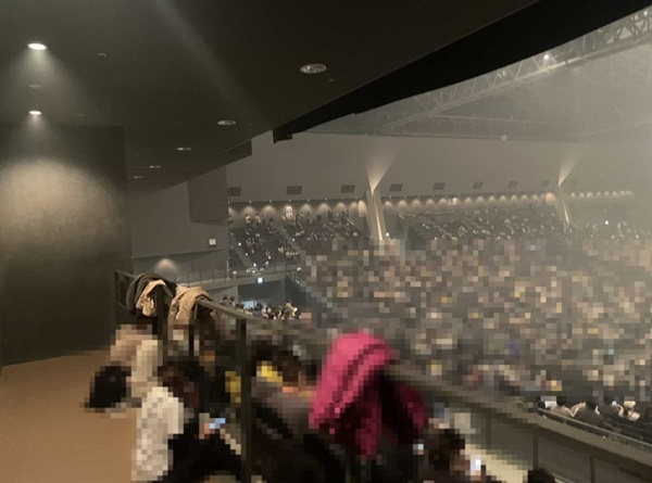 マリンメッセ福岡立ち見見え方