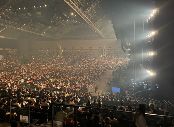 マリンメッセ福岡注釈付き指定席見え方