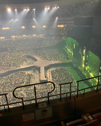 京セラドームステージサイド座席見え方