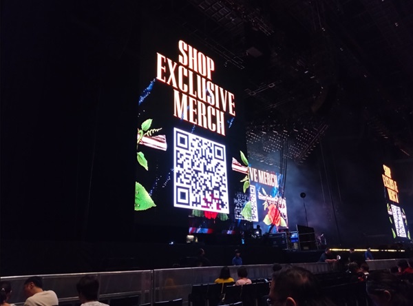 Kアリーナ注釈付き席見え方