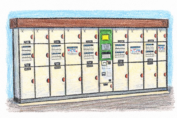 京王アリーナコインロッカーイラスト