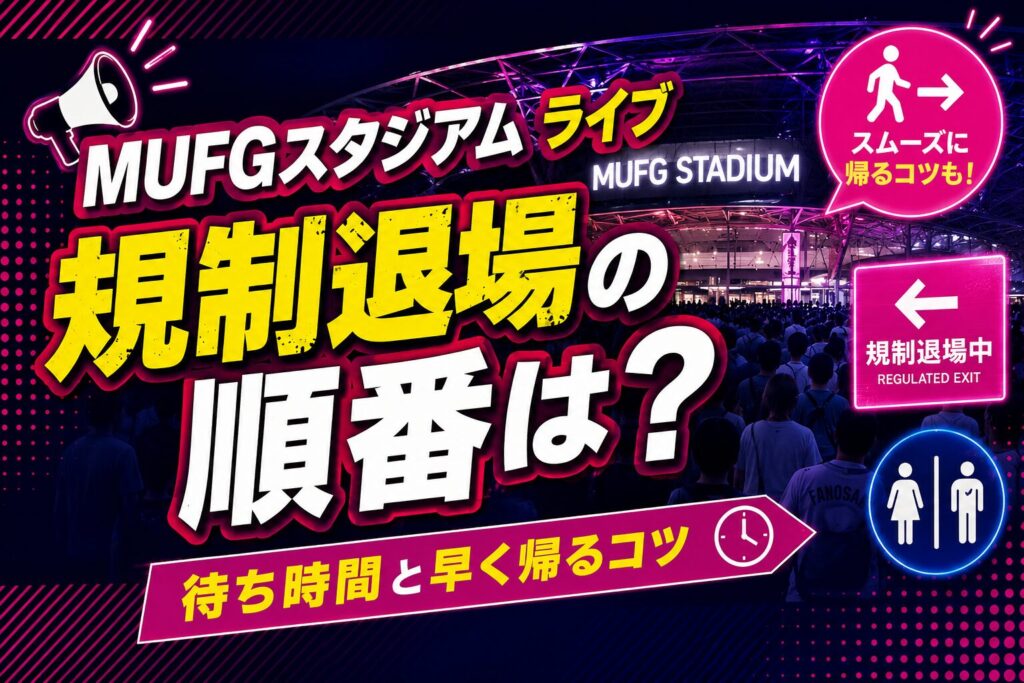 MUFGスタジアム規制退場順番