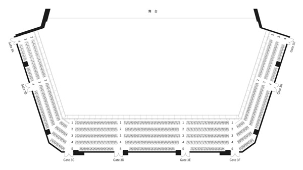 シブヤラブズ3階座席表