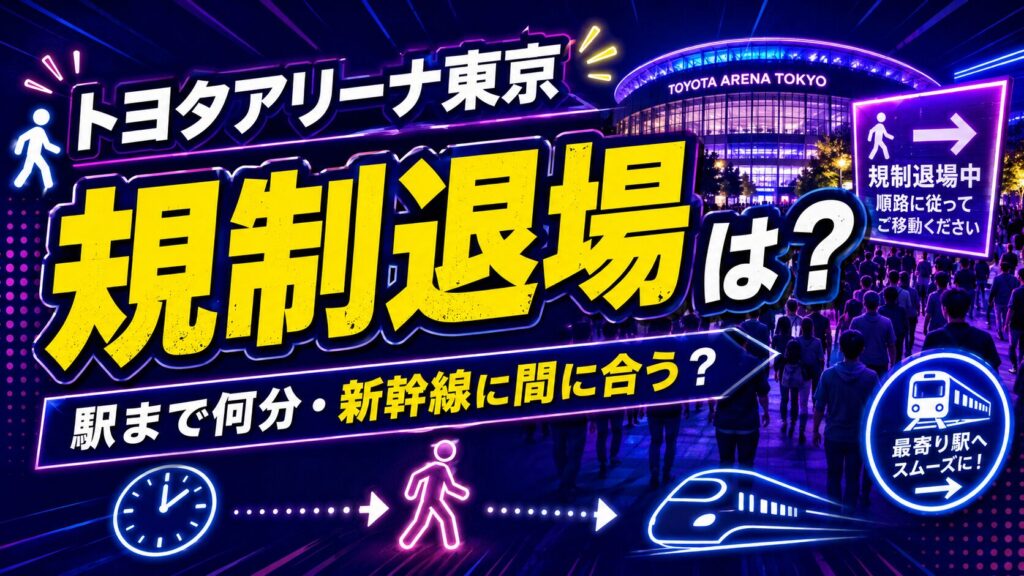 トヨタアリーナ規制退場